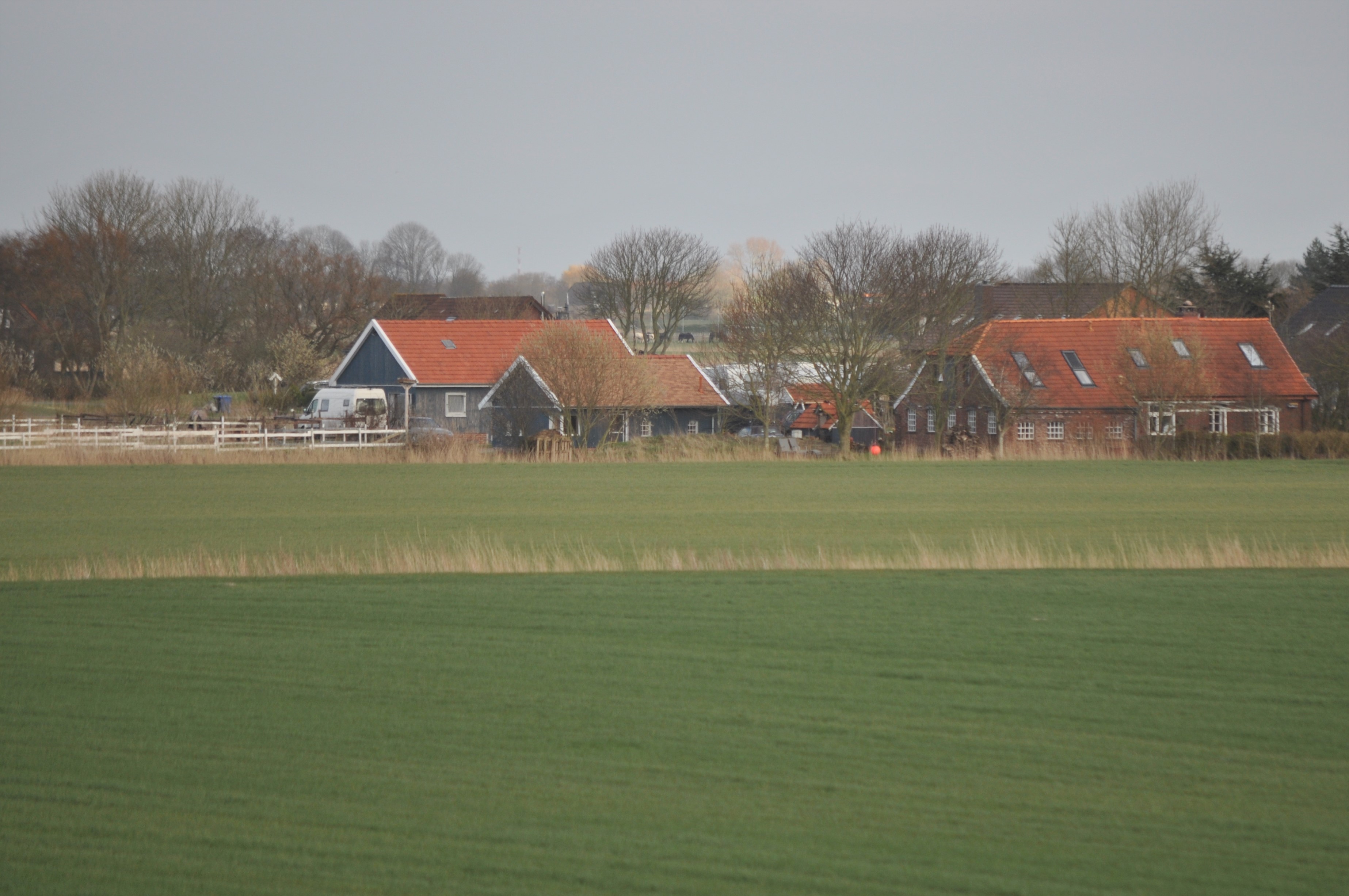 Idyllische Hausansicht